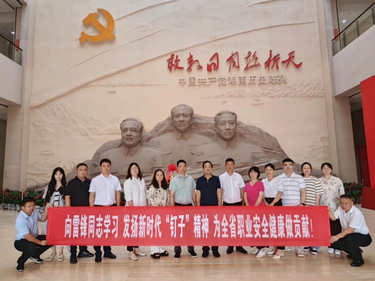 发扬新时代“钉子”精神 喜迎党的生日  湖南省职业安全健康协会举行迎七一党建活动
